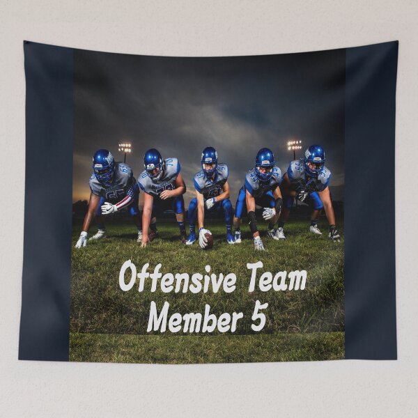 Item preview, Target team member,Five Offensive Team Members for American Football Victory designed and sold by mostheristore.