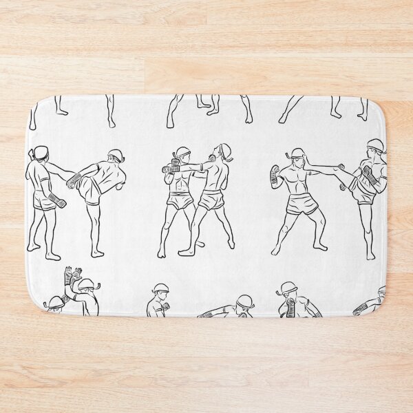Item preview, hand drawn Thai martial arts  designed and sold by wonderisland.