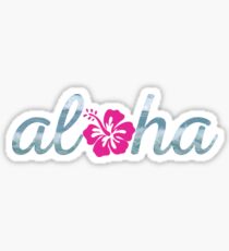 aloha hibiscus Sticker