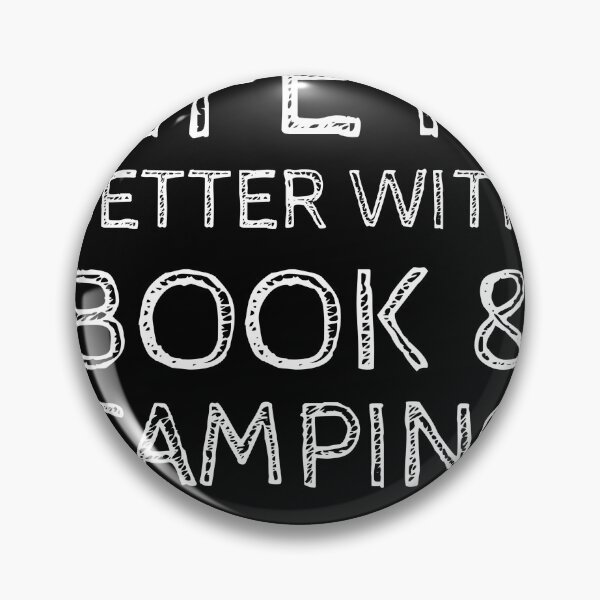 Item preview, Life Is Better With Book And Camping designed and sold by medbdj.