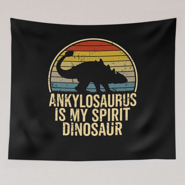 Item preview, Ankylosaurus is my Spirit Animal Vintage Retro Dinosaur designed and sold by mBshirts.