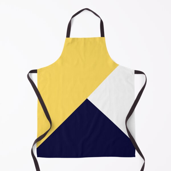 Item preview, Tricolor Mustard Yellow Navy Blue And White designed and sold by rewstudio.