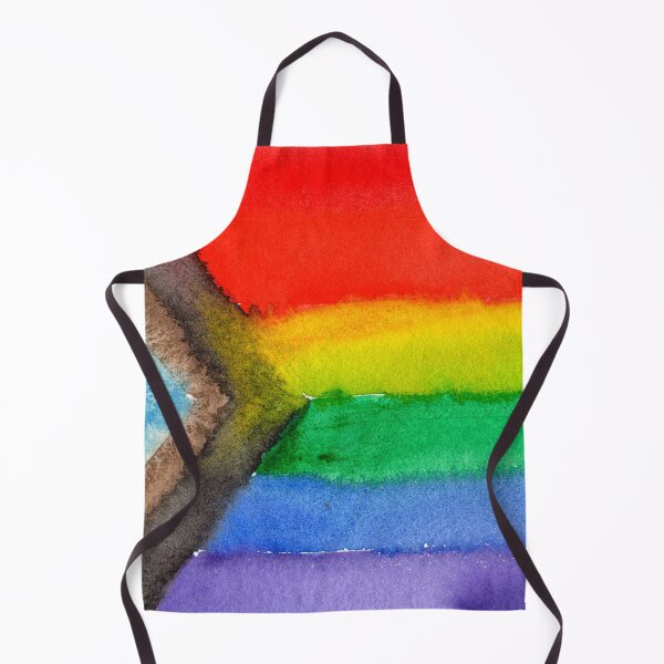 Item preview, Watercolor Progress Pride Flag with bleed designed and sold by sadiesavesit.
