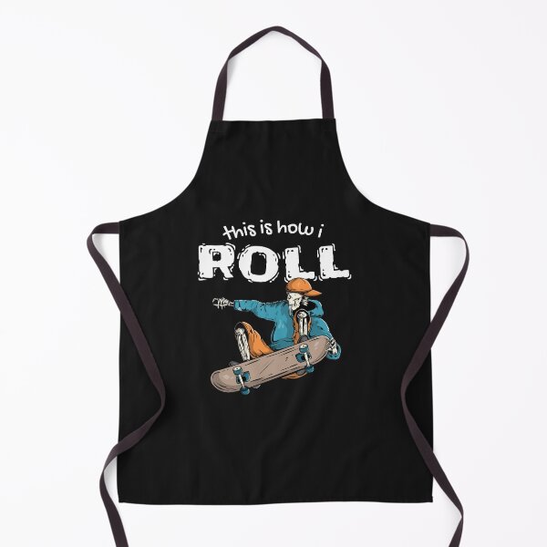 Item preview, this is how i roll cool skateboarder skater skull designed and sold by whatsyokidswear.
