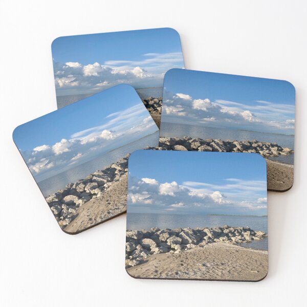 Item preview, Beach and lake in summer designed and sold by JuliVogel.