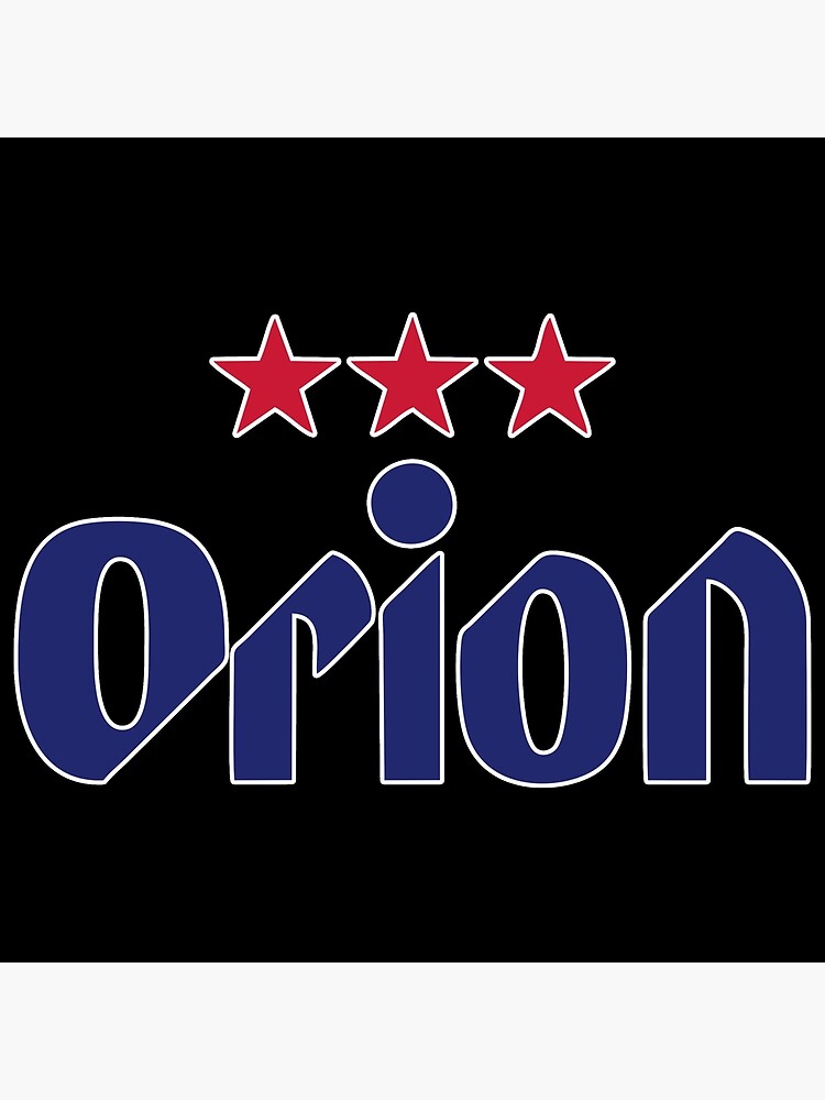 "Classic Orion Beer Logo" Poster for Sale by hmirnafrdn Redbubble
