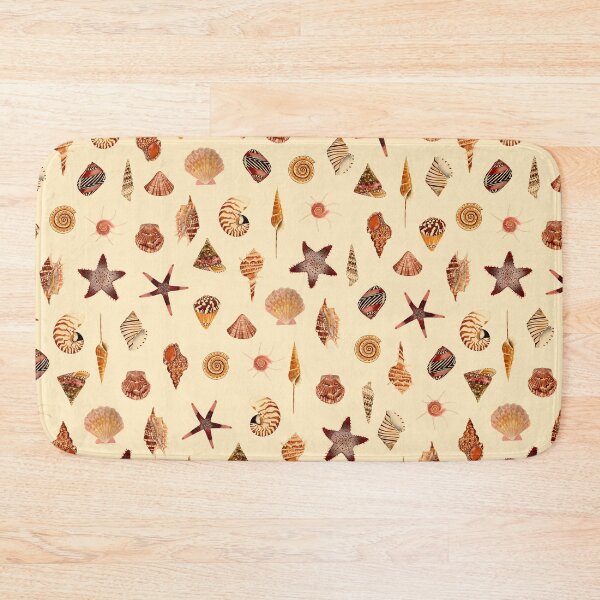 Item preview, SEASHELL PATTERN (vintage vibes-beige) designed and sold by BEATRIZ ABAITUA.