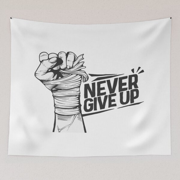 Item preview, Never give up designed and sold by LUNAROSsAa.