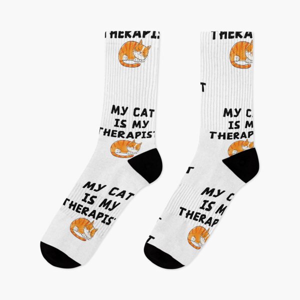 Item preview, My Cat Is My Therapist designed and sold by Chanchane Store.