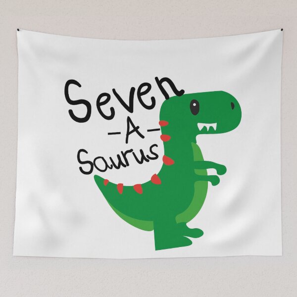 Item preview, cute seven dinosaur designed and sold by hobbystore0-0.