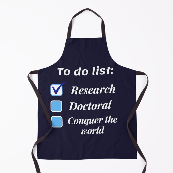 Item preview, Research scholar researcher - doctorate phd themed gifts (dark blue) designed and sold by RebelliousRosee.