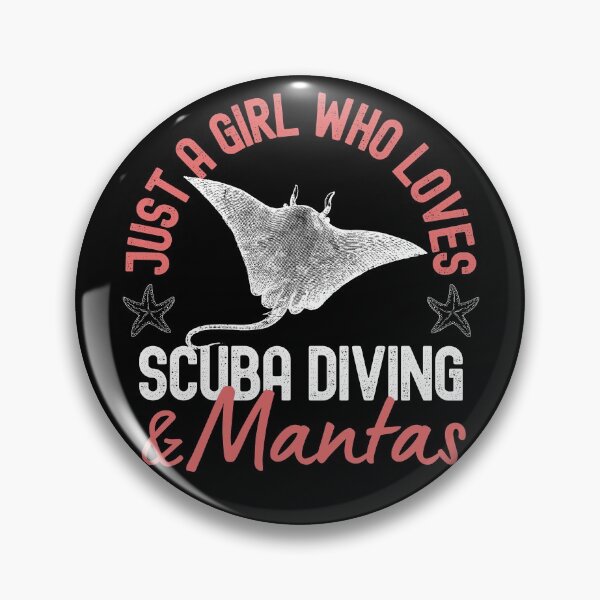 Item preview, Just A Girl Who Loves Scuba Diving And Mantas designed and sold by StudioAquaLumos.