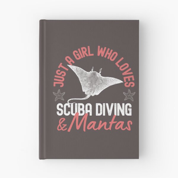 Item preview, Just A Girl Who Loves Scuba Diving And Mantas designed and sold by StudioAquaLumos.
