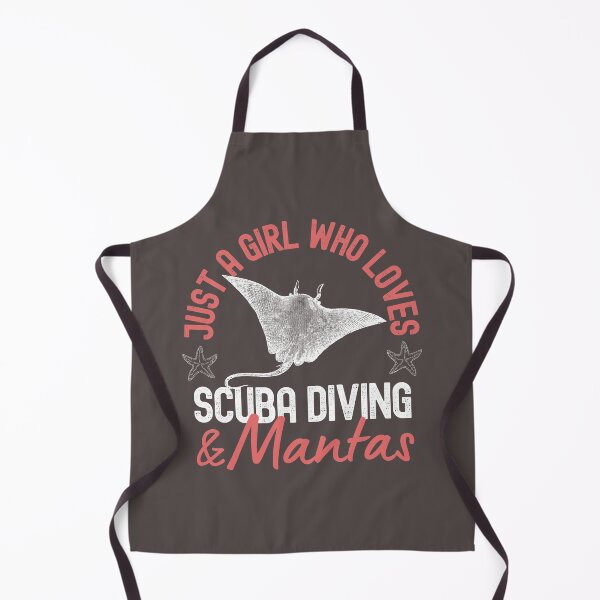 Item preview, Just A Girl Who Loves Scuba Diving And Mantas designed and sold by StudioAquaLumos.
