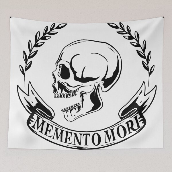 Item preview, Memento Mori Stoicism Skull designed and sold by trajeado14.