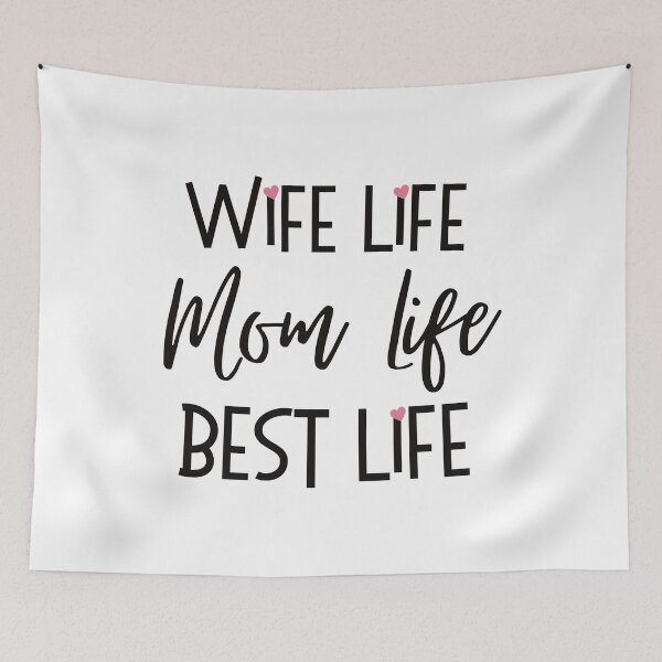 Item preview, Wife life, Mom life, Best life designed and sold by KlaraMacinka.