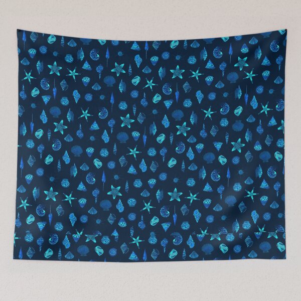 Item preview, SEASHELL PATTERN (neon vibes) designed and sold by BEATRIZ ABAITUA.