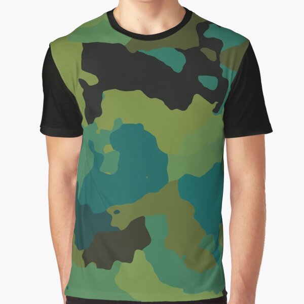 Spring Rain Camo Graphic T-Shirt