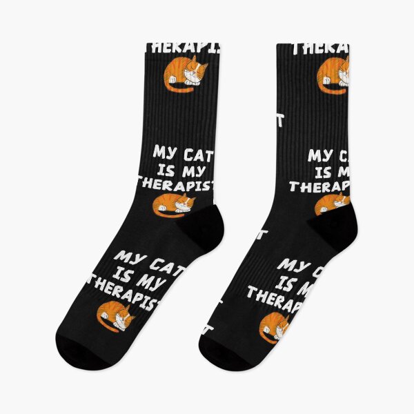 Item preview, My Cat Is My Therapist designed and sold by Chanchane Store.