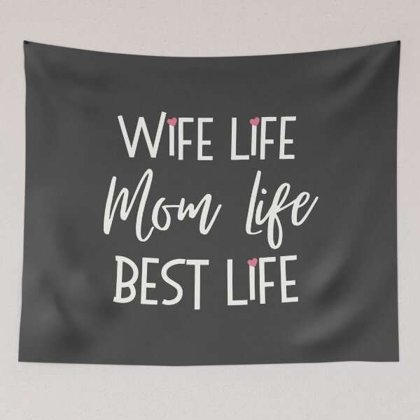 Item preview, Wife life, Mom life, Best life designed and sold by KlaraMacinka.