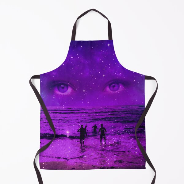 Item preview, Fantasy Eyes Watching over Purple Beach designed and sold by Yasmine khalifa.