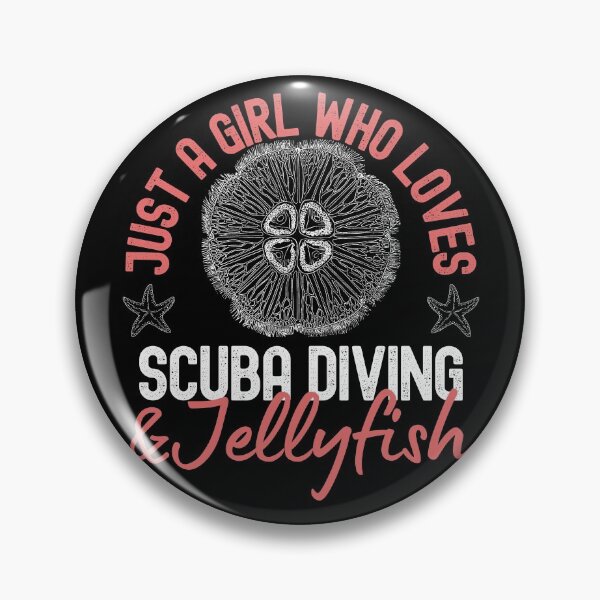 Item preview, Just A Girl Who Loves Scuba Diving And Jellyfish designed and sold by StudioAquaLumos.