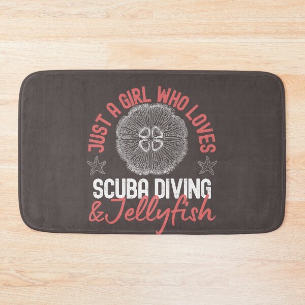 Item preview, Just A Girl Who Loves Scuba Diving And Jellyfish designed and sold by StudioAquaLumos.