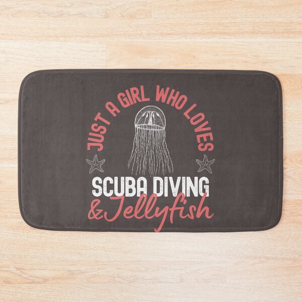 Item preview, Just A Girl Who Loves Scuba Diving And Jellyfish designed and sold by StudioAquaLumos.