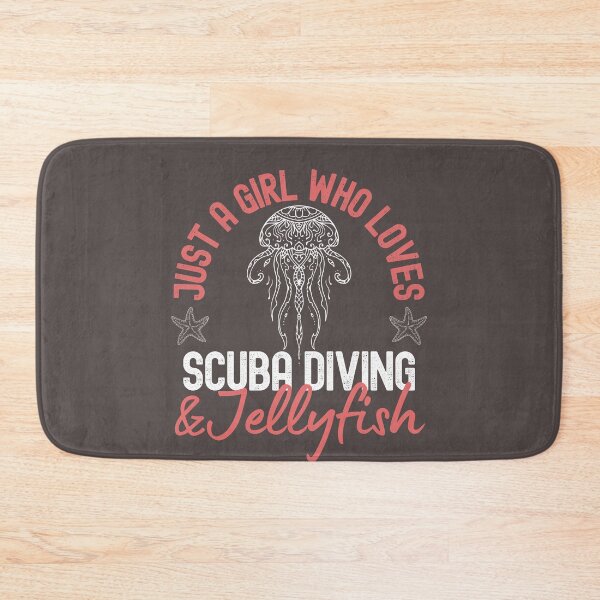 Item preview, Just A Girl Who Loves Scuba Diving And Jellyfish designed and sold by StudioAquaLumos.