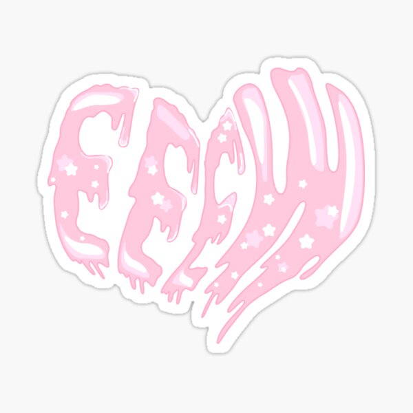 Ew Offensive Text Heart Sticker