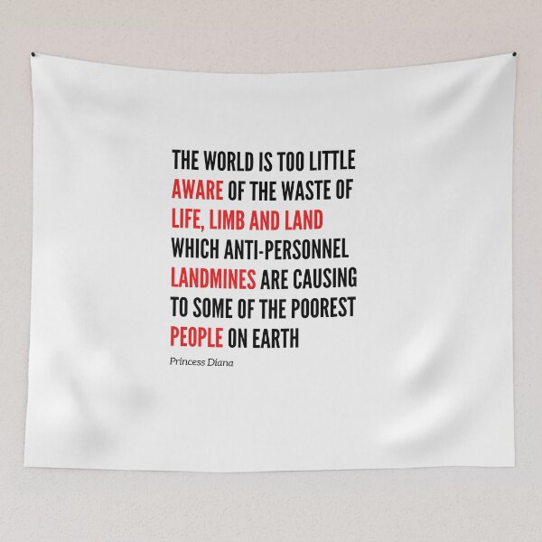 Item preview, Landmine speech - Princess Diana designed and sold by JoeGalaxy.