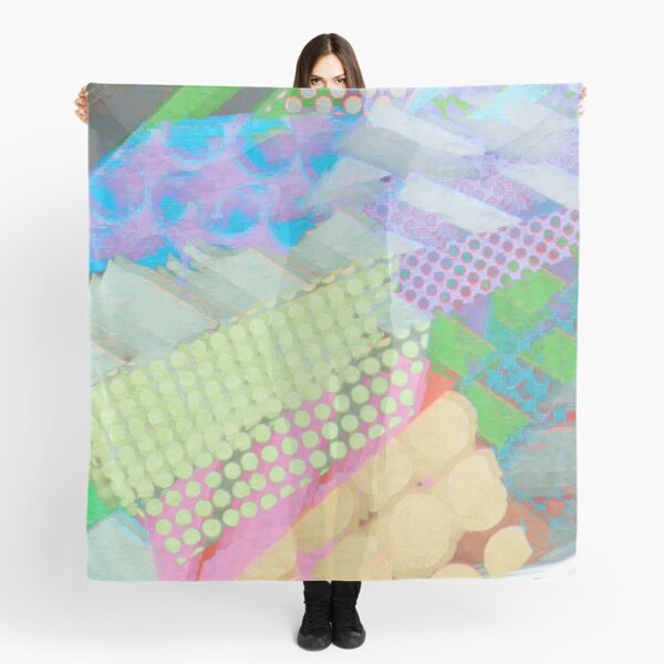 Fun & Bright Abstract Scarf