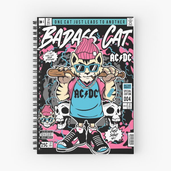 Item preview, Badass Cat designed and sold by Min-tatin.