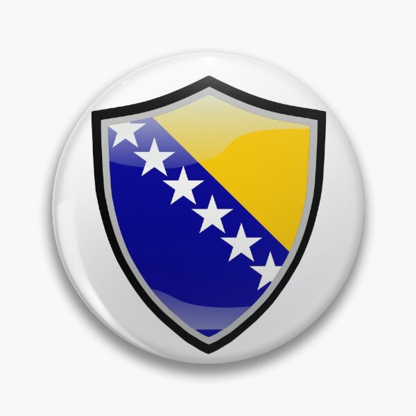 Item preview, Bosnian shield-flag designed and sold by P-I-R.