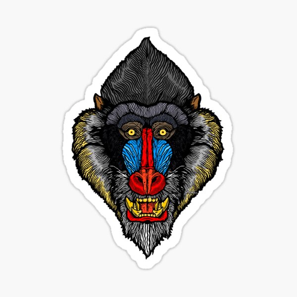 Item preview, Mandrill Face designed and sold by ZugArt.