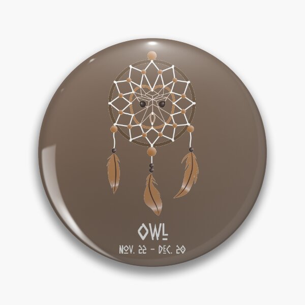 Item preview, Native American Astrological Sign - Owl/Sagittarius designed and sold by Alukia.
