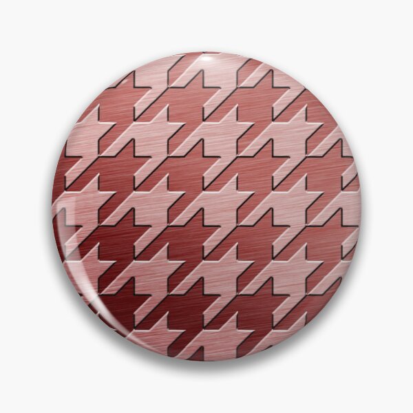 Item preview, Red 3D Embossed Metallic Houndstooth Pattern designed and sold by Martin Frank.