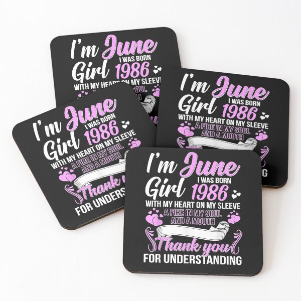 Item preview, Awesome Since 1986 35th Birthday I'm A June Girl 1986 Gift  designed and sold by caral8.