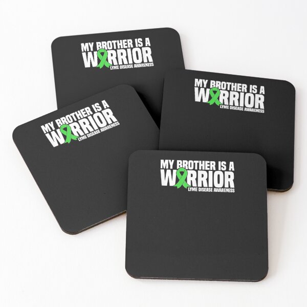 Item preview, My Brother Is A Warrior Green Ribbon Lyme Disease Awareness Gift  designed and sold by caral8.