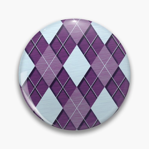 Item preview, Purple 3D Embossed Metallic Argyle Pattern designed and sold by Martin Frank.