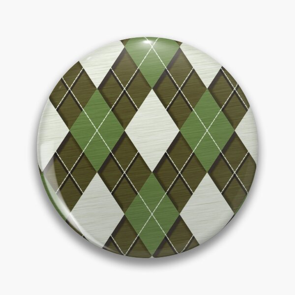 Item preview, Green 3D Embossed Metallic Argyle Pattern designed and sold by Martin Frank.