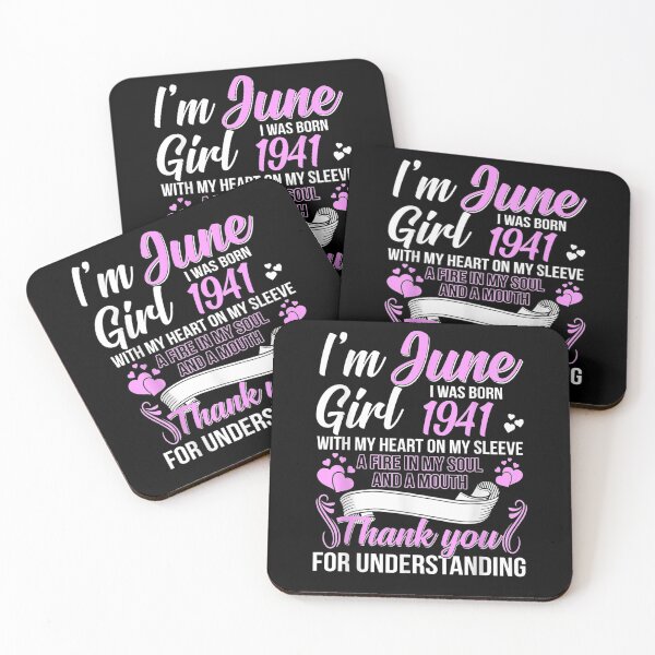 Item preview, Awesome Since 1941 80th Birthday I'm A June Girl 1941 Gift  designed and sold by caral8.