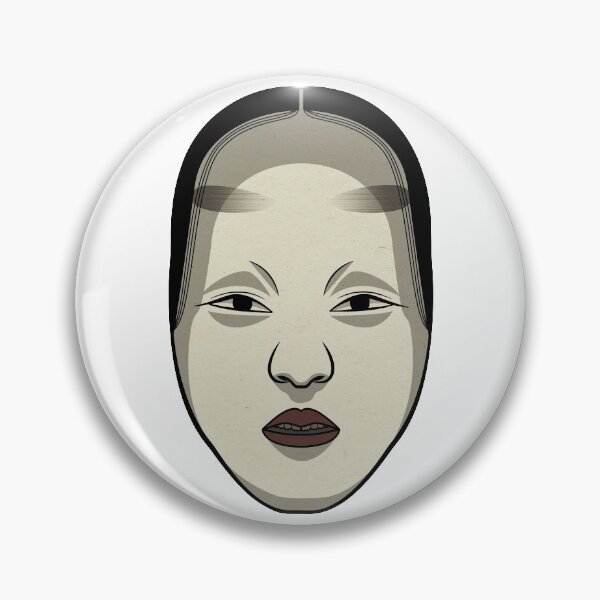 Item preview, Japanese Noh Woman Mask designed and sold by CapybaraCouple.