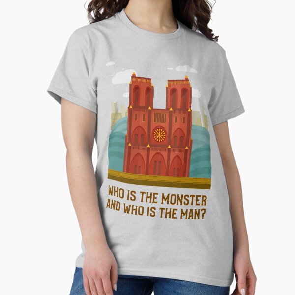 Item preview, Hunchback of Notre Dame Who is the monster and who is the man? designed and sold by QuirkyKingdom.
