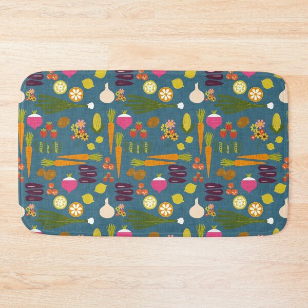 Item preview, Vegetable _ Herb Gardens Dark Slate Blue designed and sold by susycosta.
