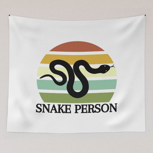 Item preview, Snake Person (Black) - Retro designed and sold by CaitU.