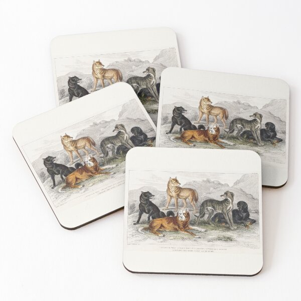 Item preview, Dogs & Wolves - by Oliver Goldsmith 1820 designed and sold by Freewheeling.