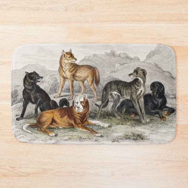 Item preview, Dogs & Wolves - by Oliver Goldsmith 1820 designed and sold by Freewheeling.