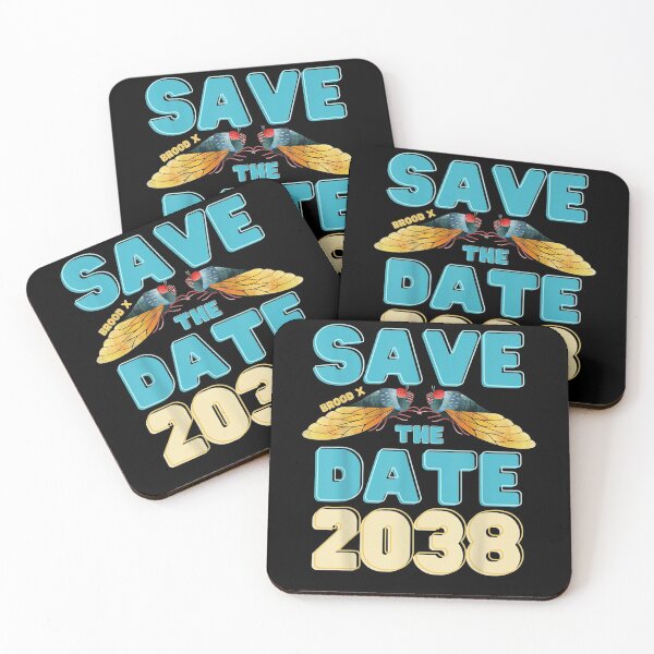 Item preview, Cicada Save The Date 2038 Return Of Brood X 17 Year Cicadas  designed and sold by sheilase.