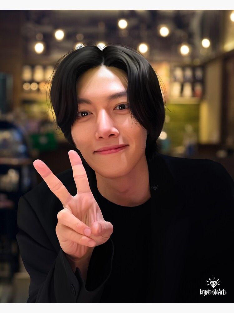 "Handsome Long Hair Ji Chang Wook" Sticker for Sale by Kryptonite-Arts